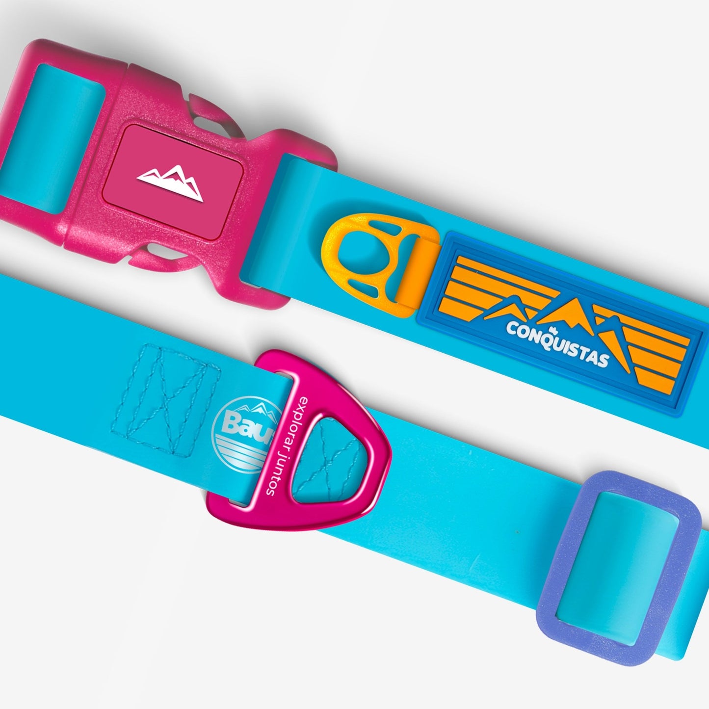 Coleira CONQUISTAS® Série 2.0 Breeze Blue - Baut