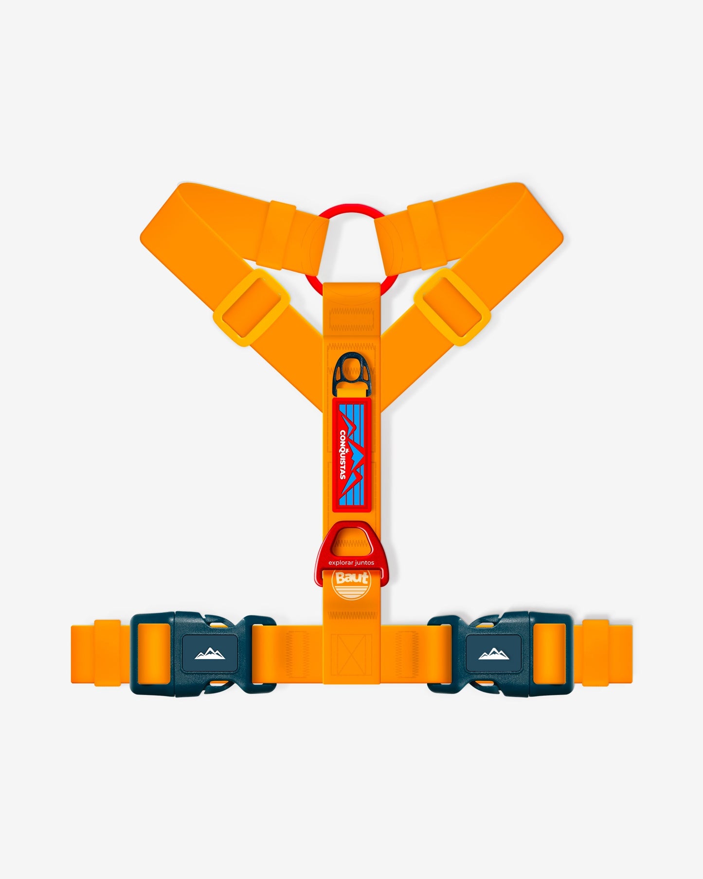 Y CONQUISTAS® chest harness series 2.0 Sunset Orange