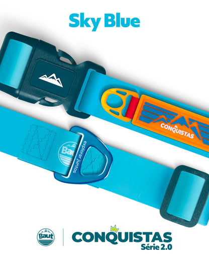 Coleira CONQUISTAS® Série 2.0 Sky Blue